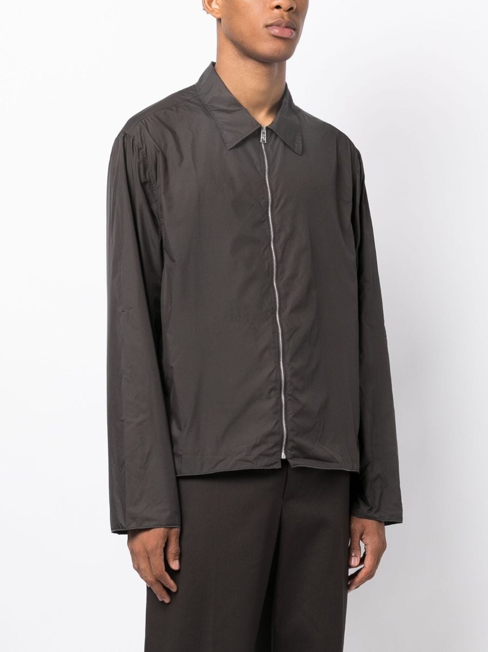 lightweight zip-up shirt - 3