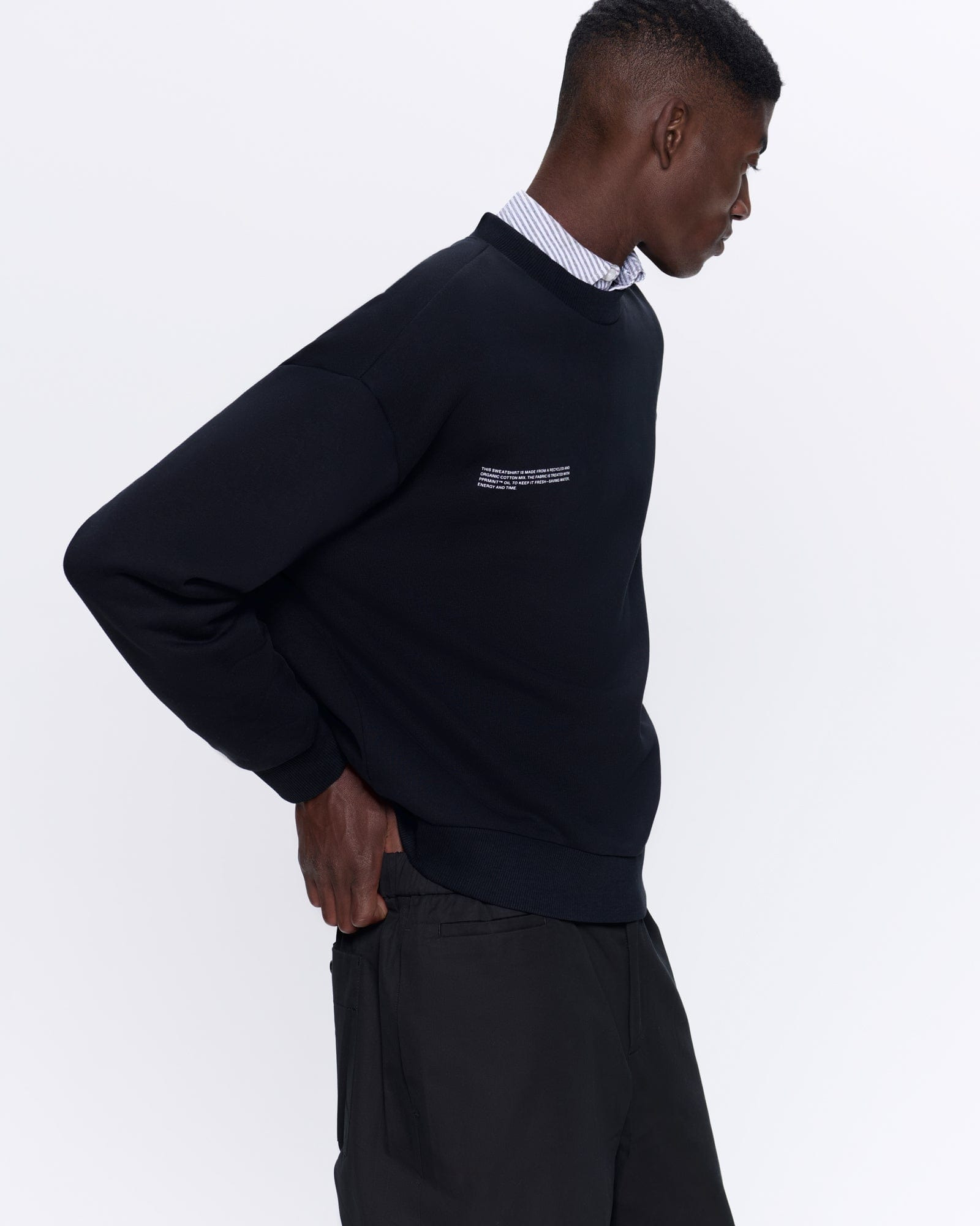 Mens 365 Heavyweight Sweatshirt - Black - 4