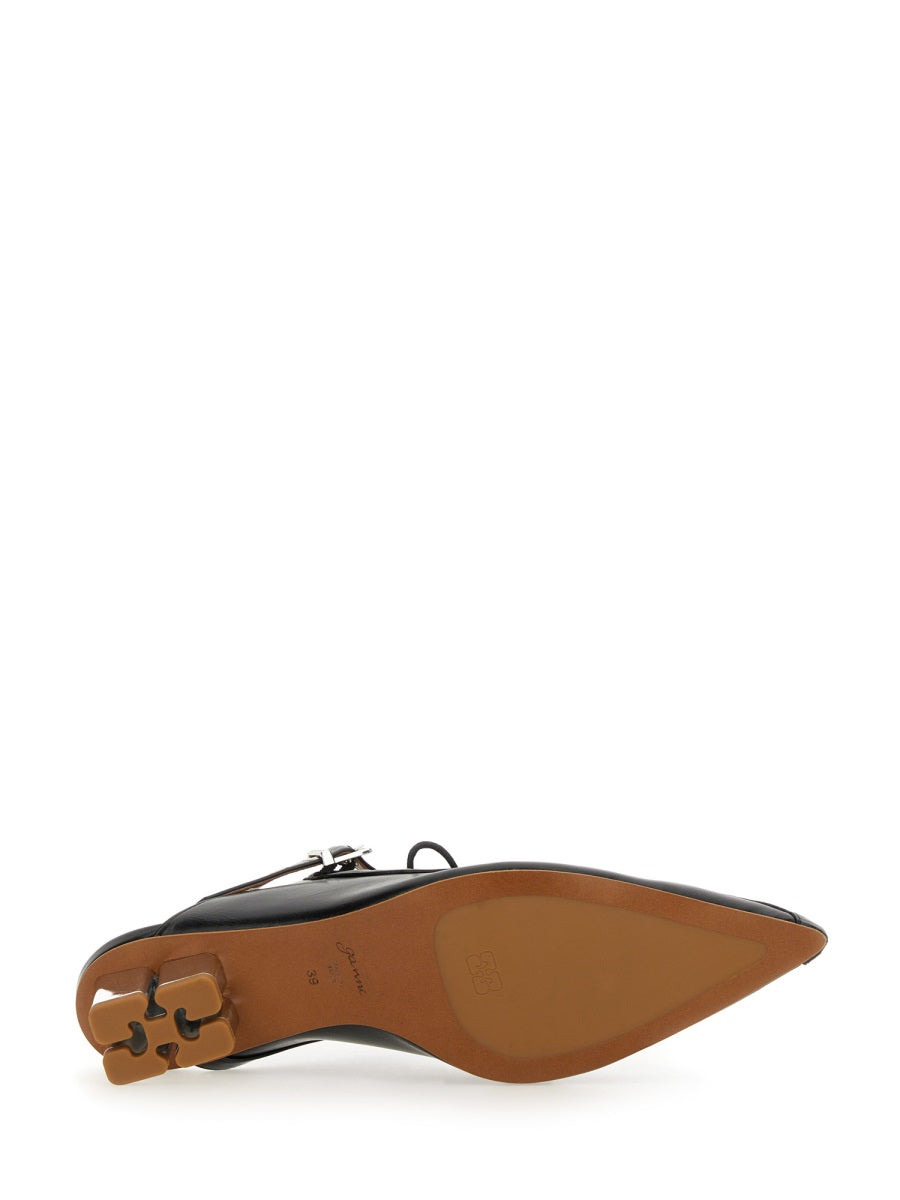 Ganni Women Mule Lace-Up - 5