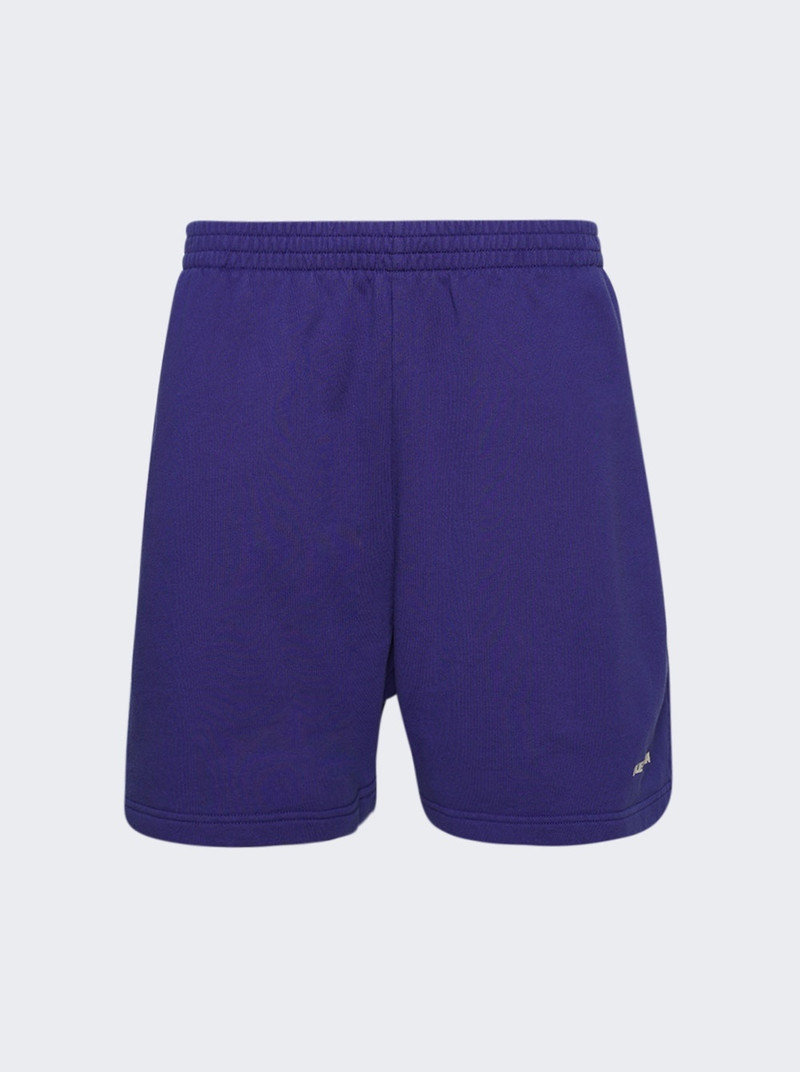 logo-print track shorts - 1
