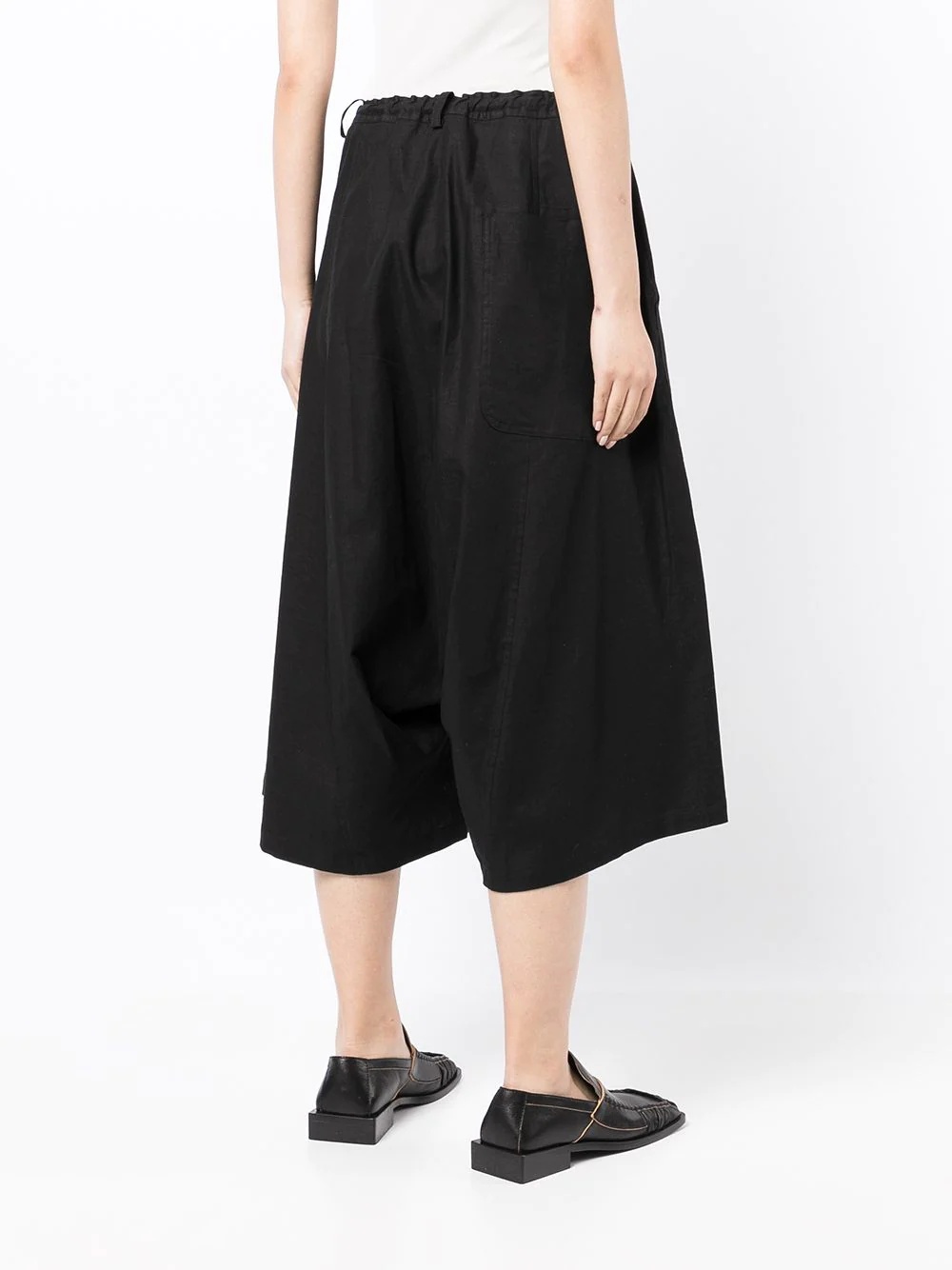 flared culotte trousers - 4