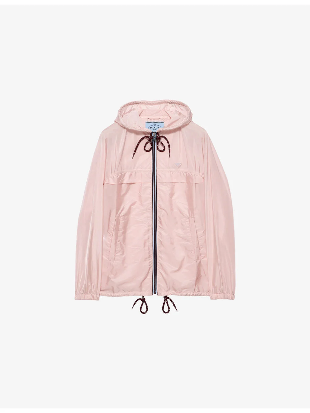 Re-Nylon Lightweight Hooded Woven Raincoat - 1