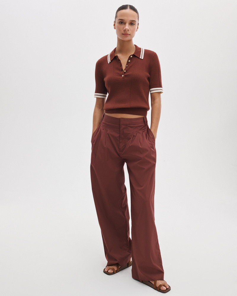 rag & bone Laurie Knit Polo Shirt outlook