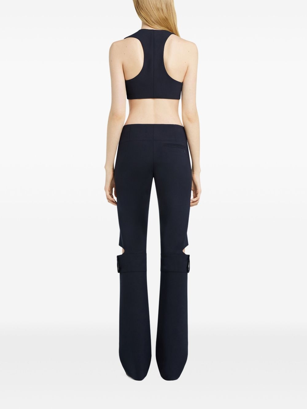 double-buckle trousers - 4