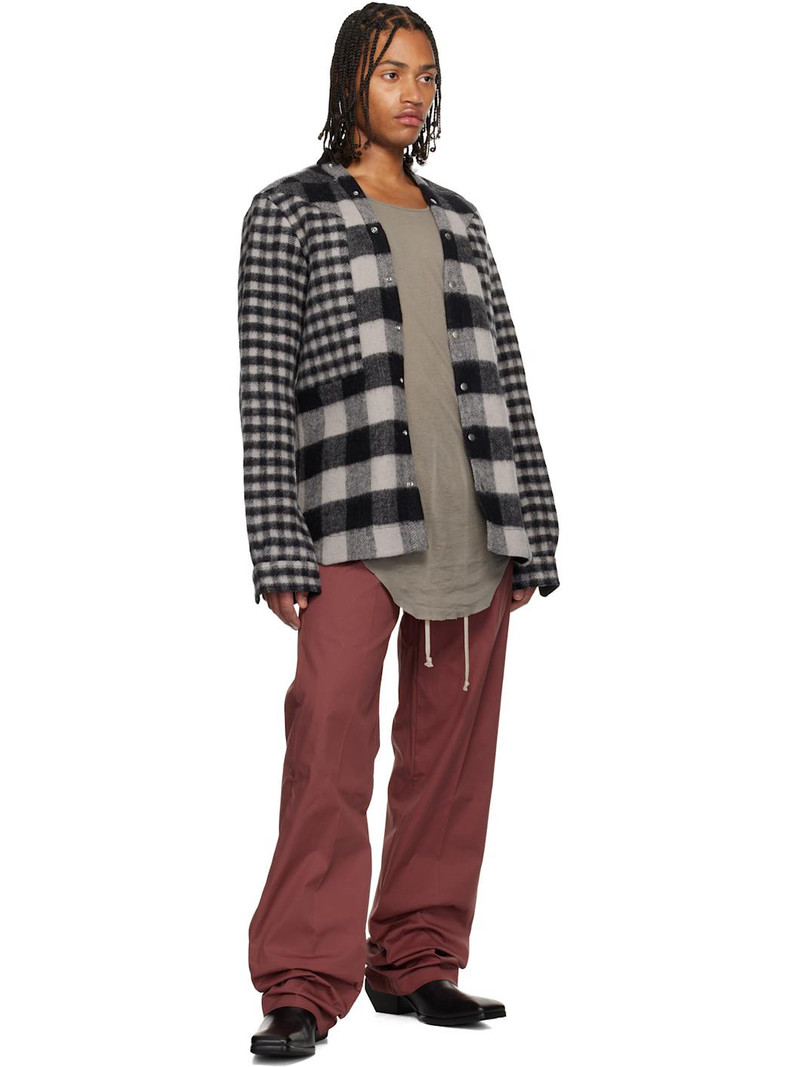 Rick Owens Pink Concordians Dietrich Drawstring Trousers outlook