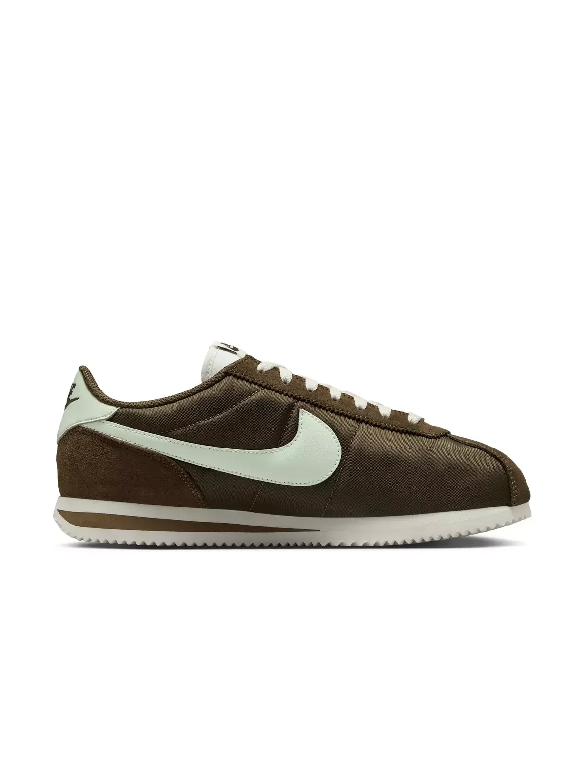 Cortez Textile "Dark Hazel/Sail/Volt Tint" Men's Shoe - 1