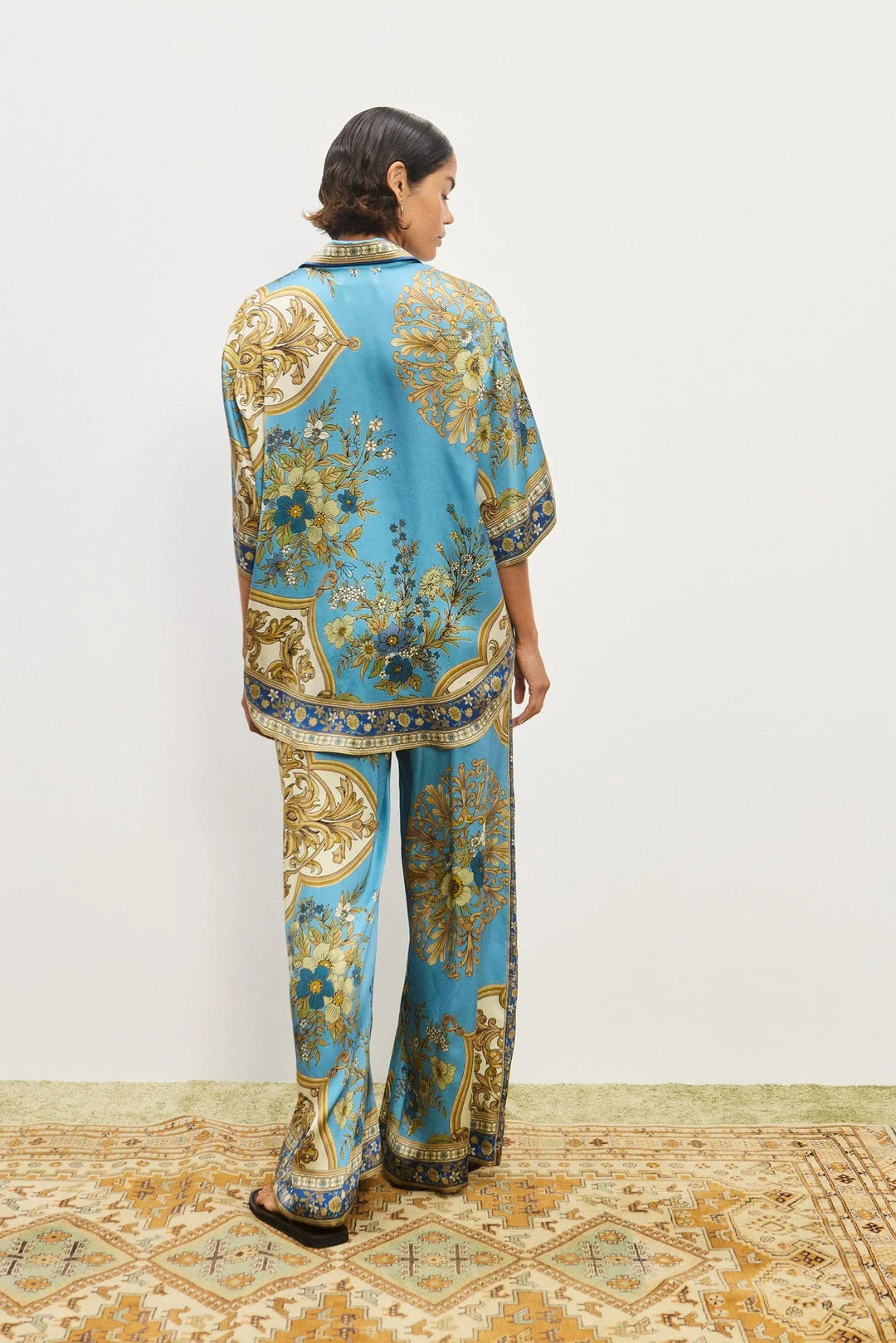 Cassie Silk Pant - 2