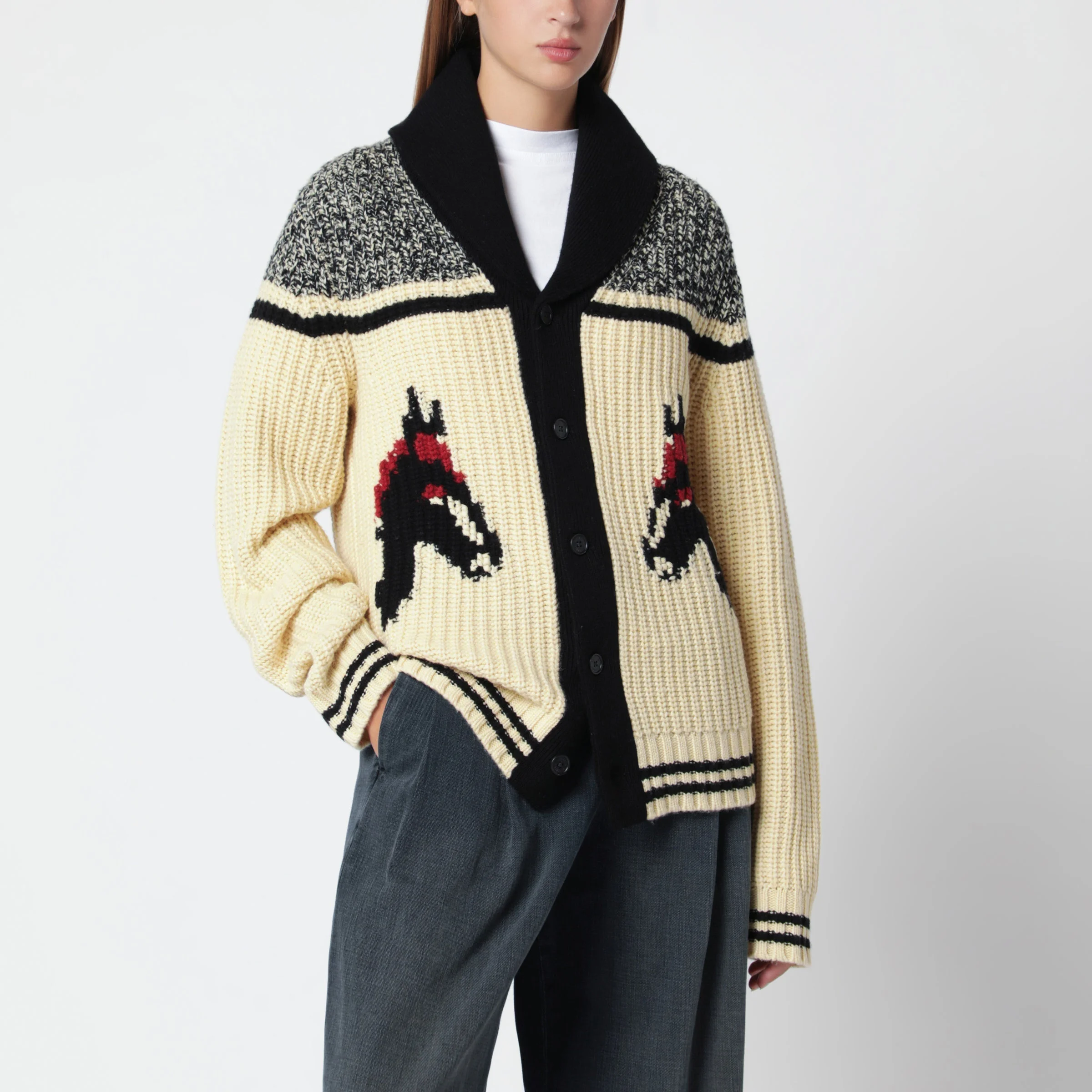 Guest In Residence Rodeo Cardigan In Wool And Cashmere Women - 1