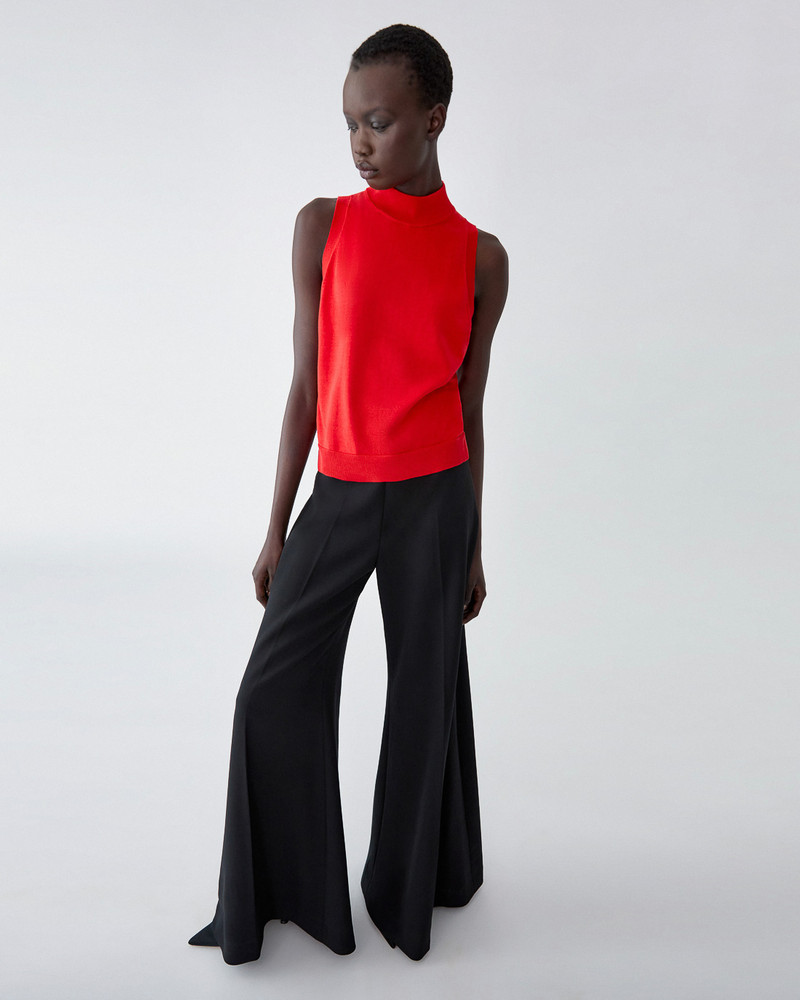Sleeveless Mock-Neck Top 4