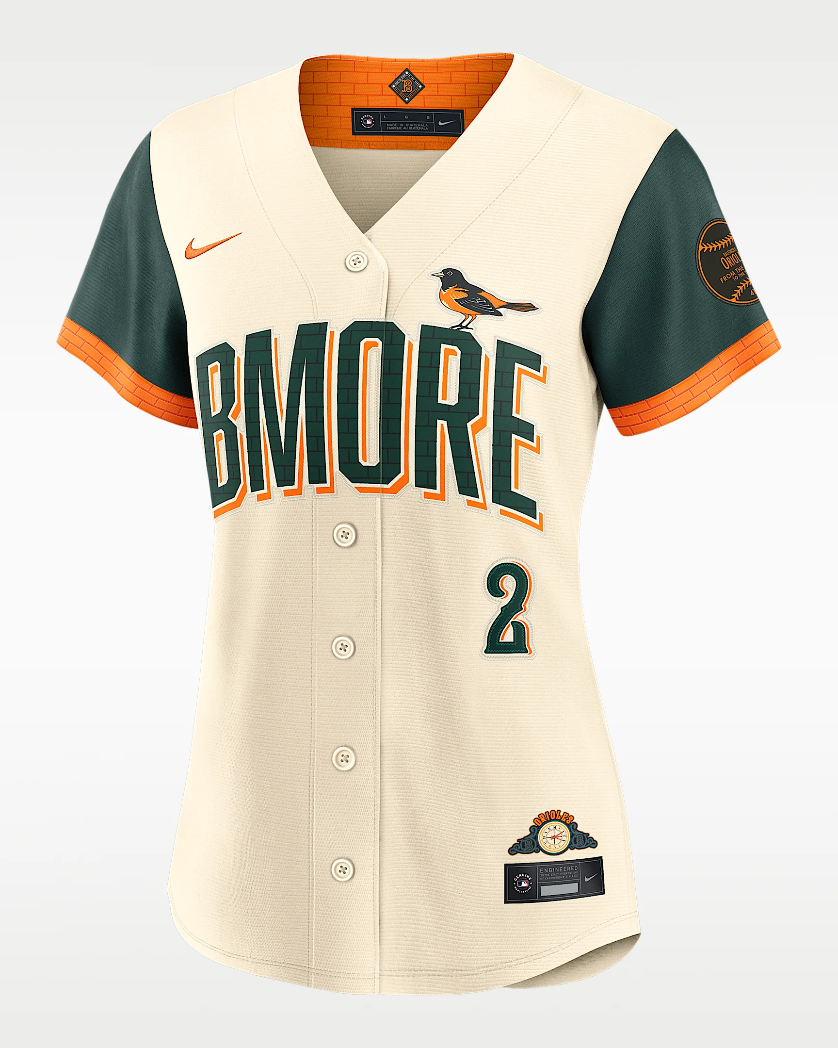 Gunnar Henderson Baltimore Orioles City Connect Women's Nike MLB Stadium Jersey - 1