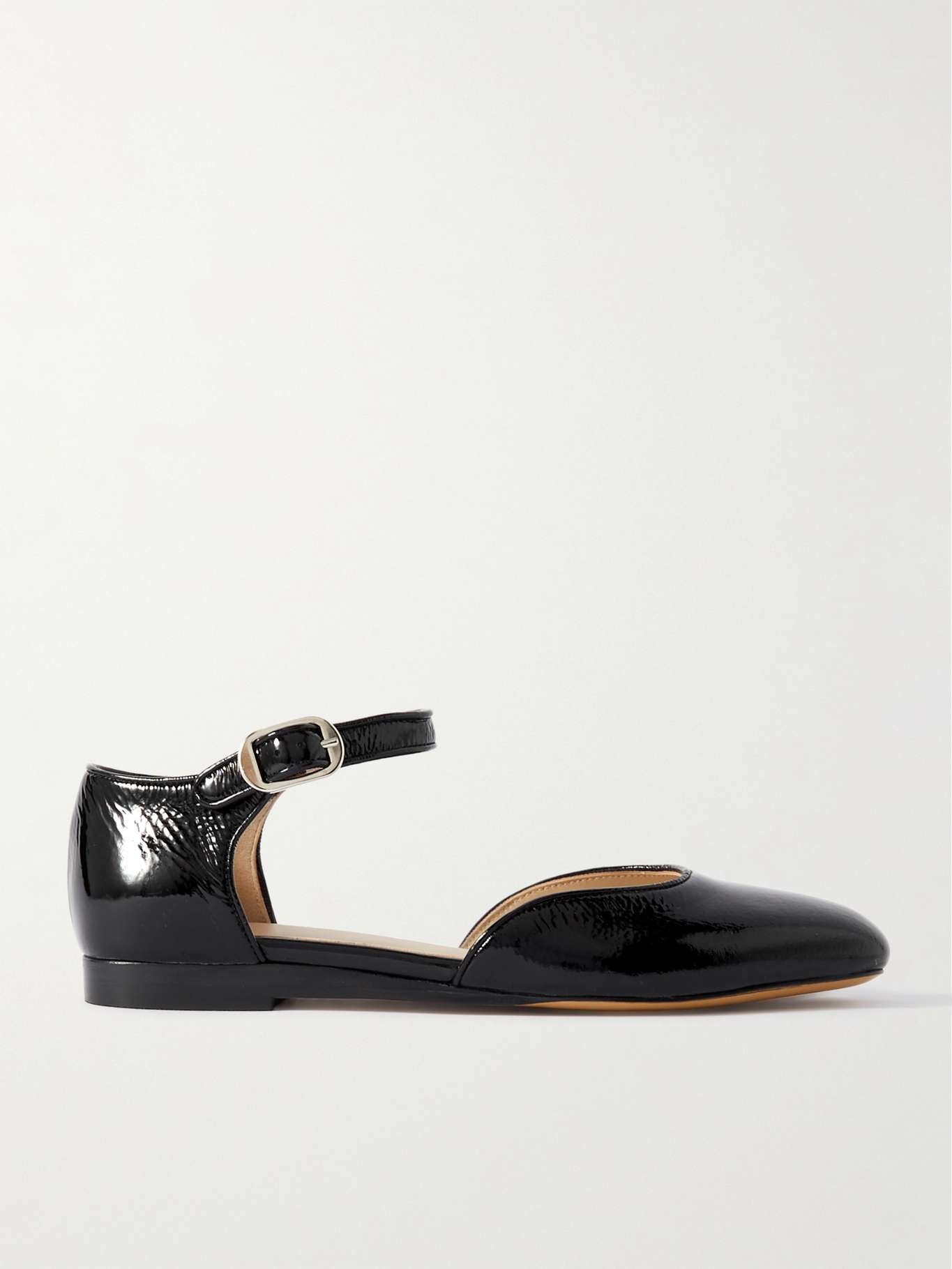 Patent-leather Mary Jane ballet flats - 1