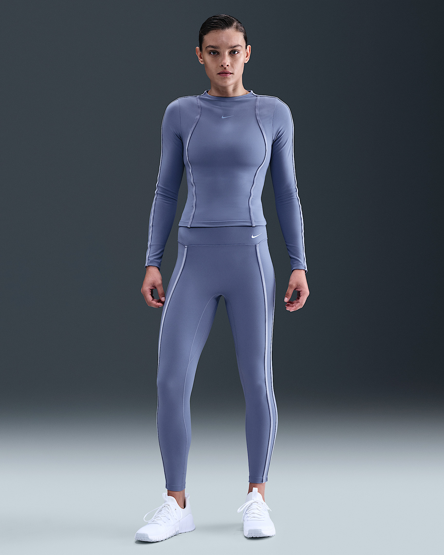 Nike One Fitted Women's Dri-FIT Long-Sleeve Top - 4