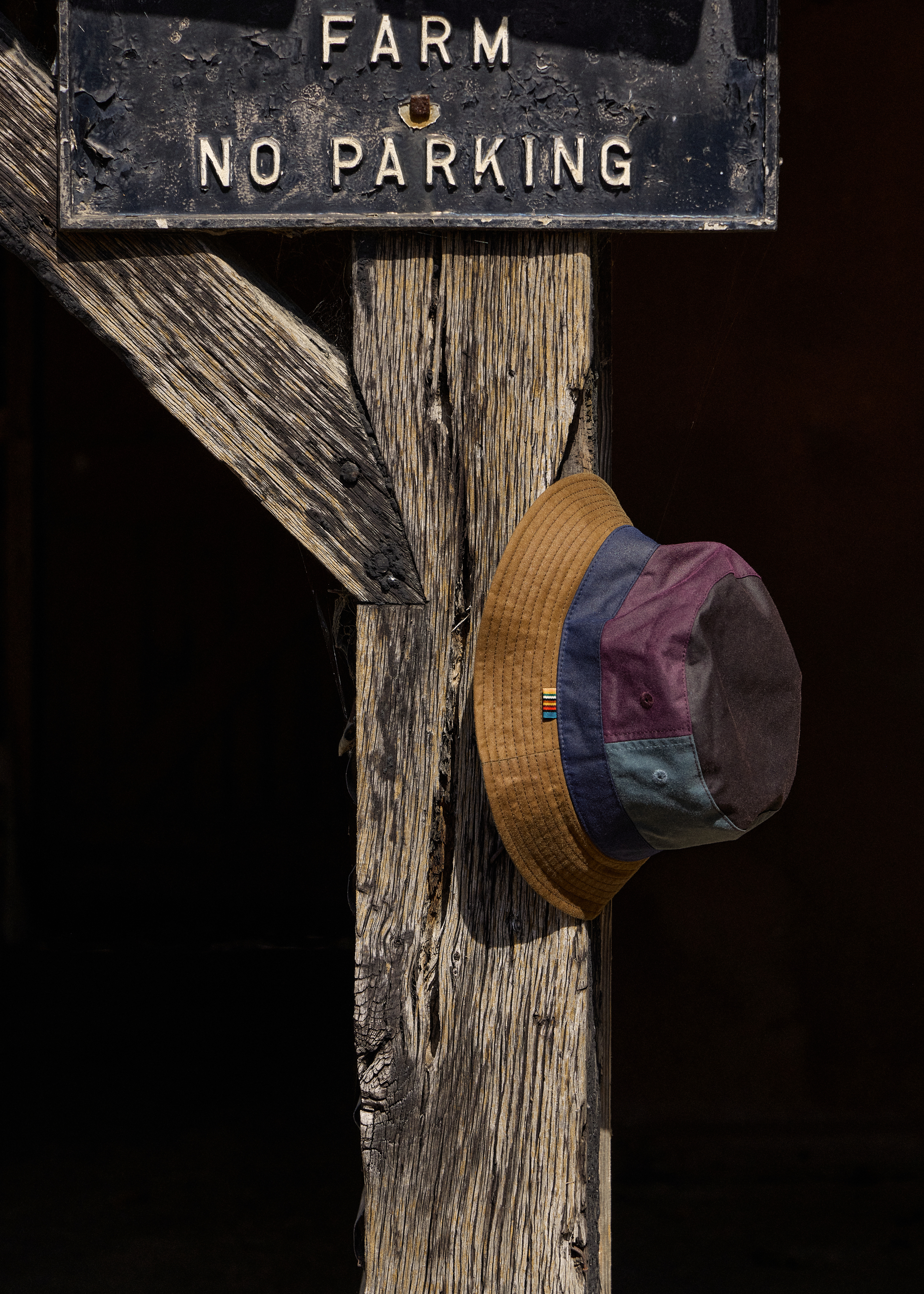 Paul Smith loves Barbour - Waxed Cotton Bucket Hat - 2