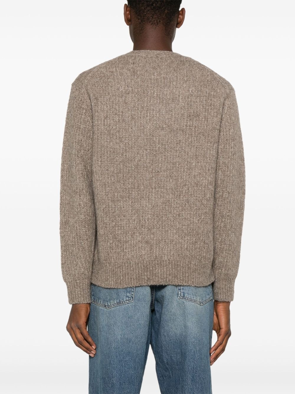 mélange-effect sweater - 4