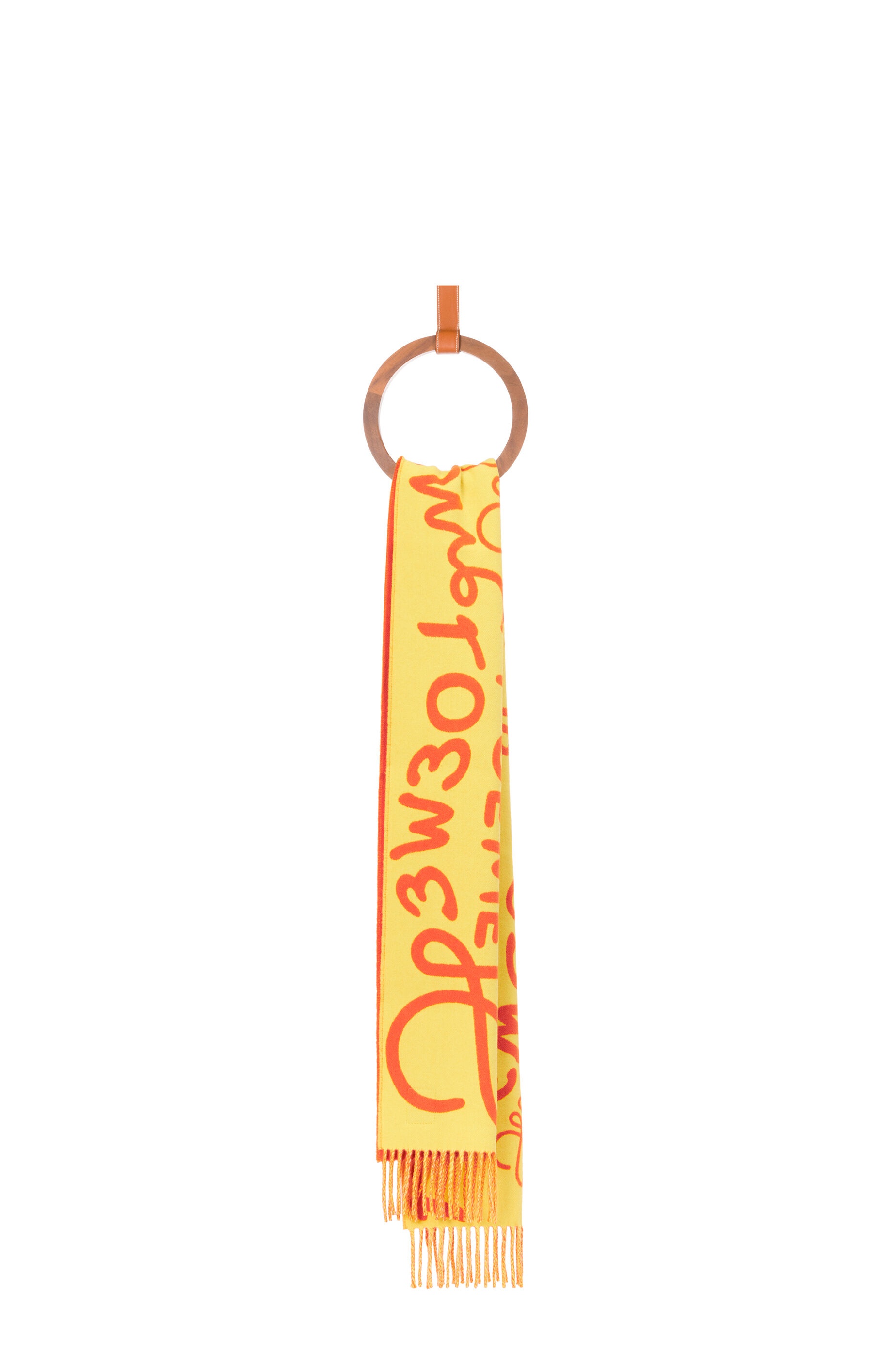 LOEWE scarf in wool and cashmere - 2