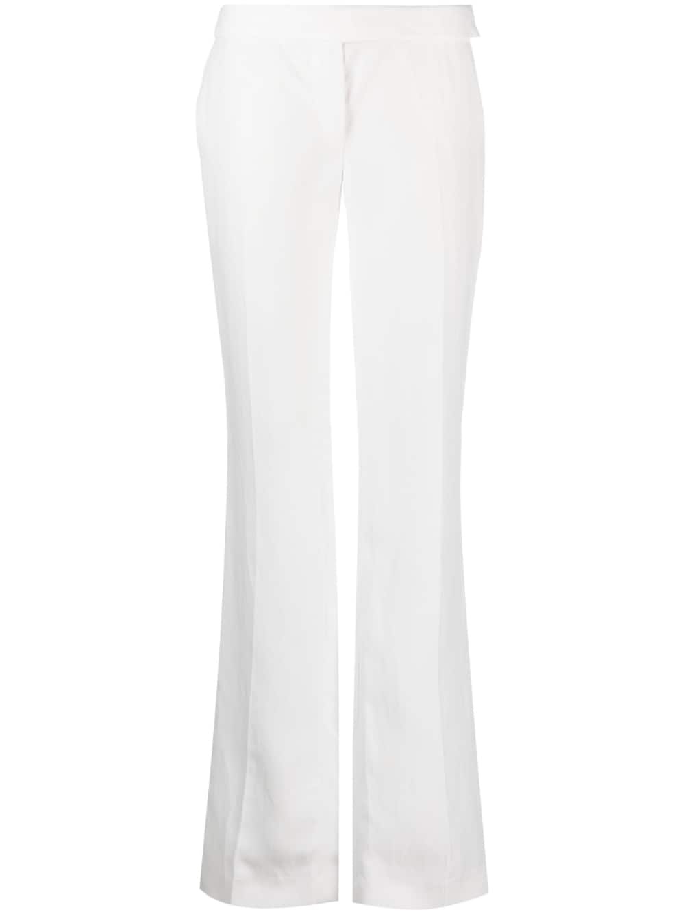 low-rise tailored trousers - 1