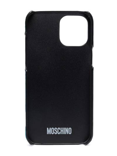 Moschino letter-patch iPhone 12 Pro Max cover outlook