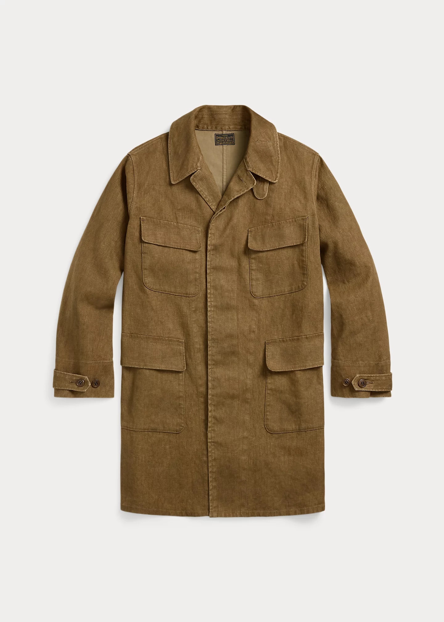 Bonded Linen Walking Coat - 1