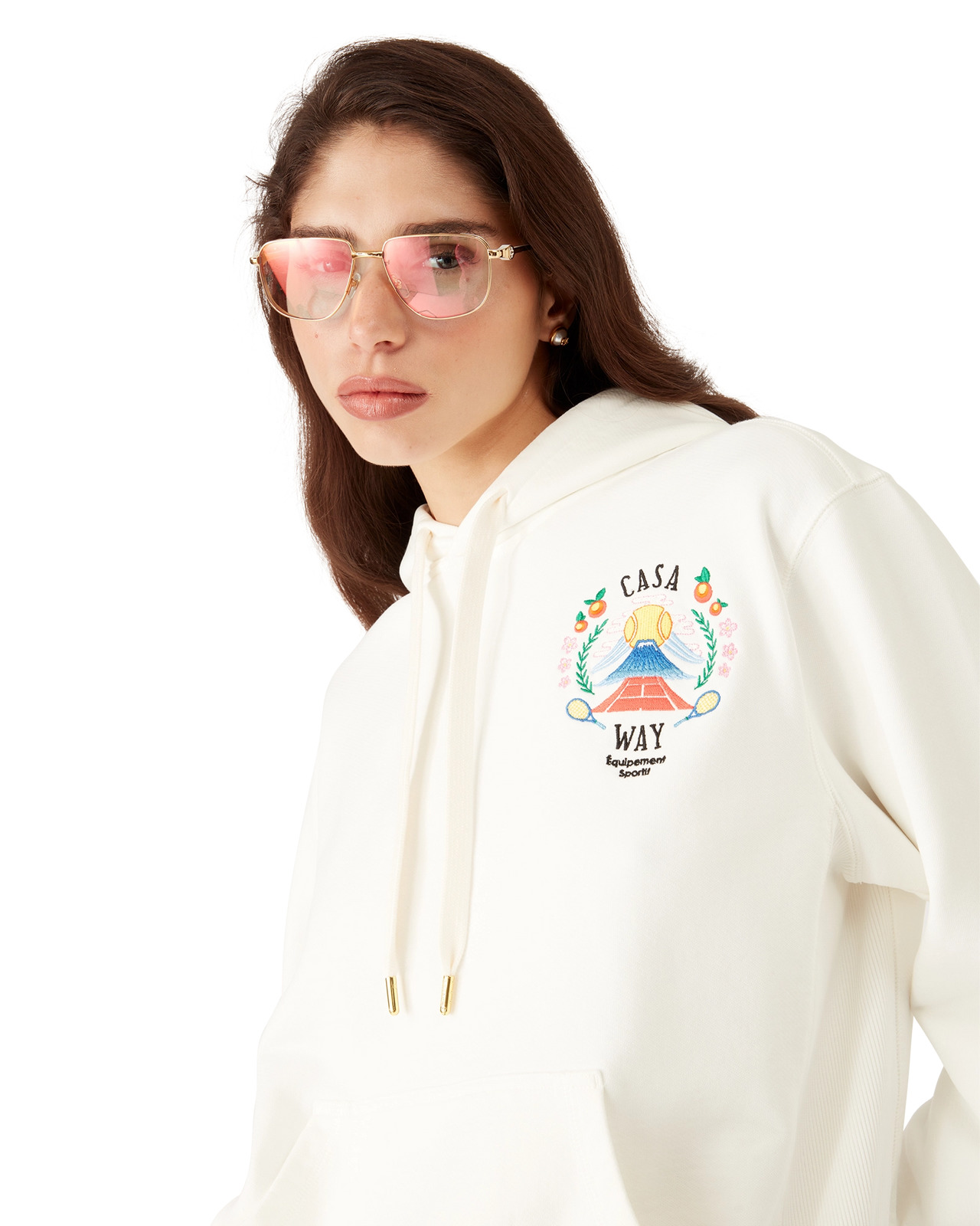 Casa Way Mountain Hooded Sweatshirt | Casablanca Paris - 5