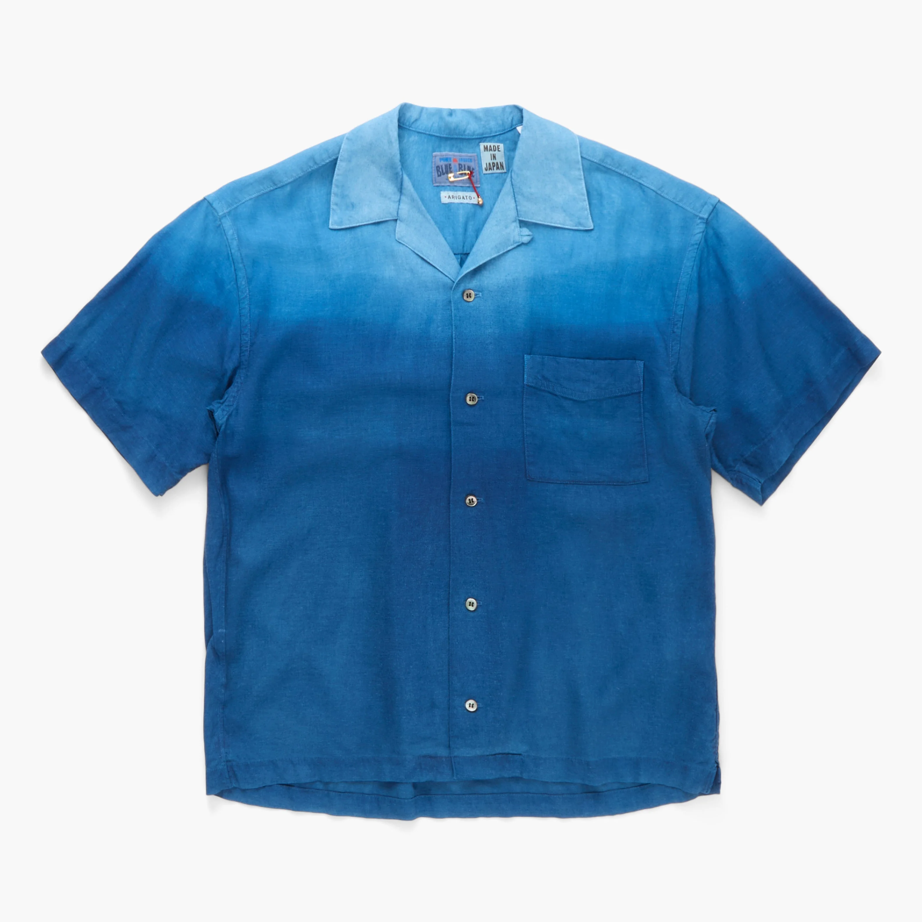 Woven Hand Dyed Linen SS Shirt - 1