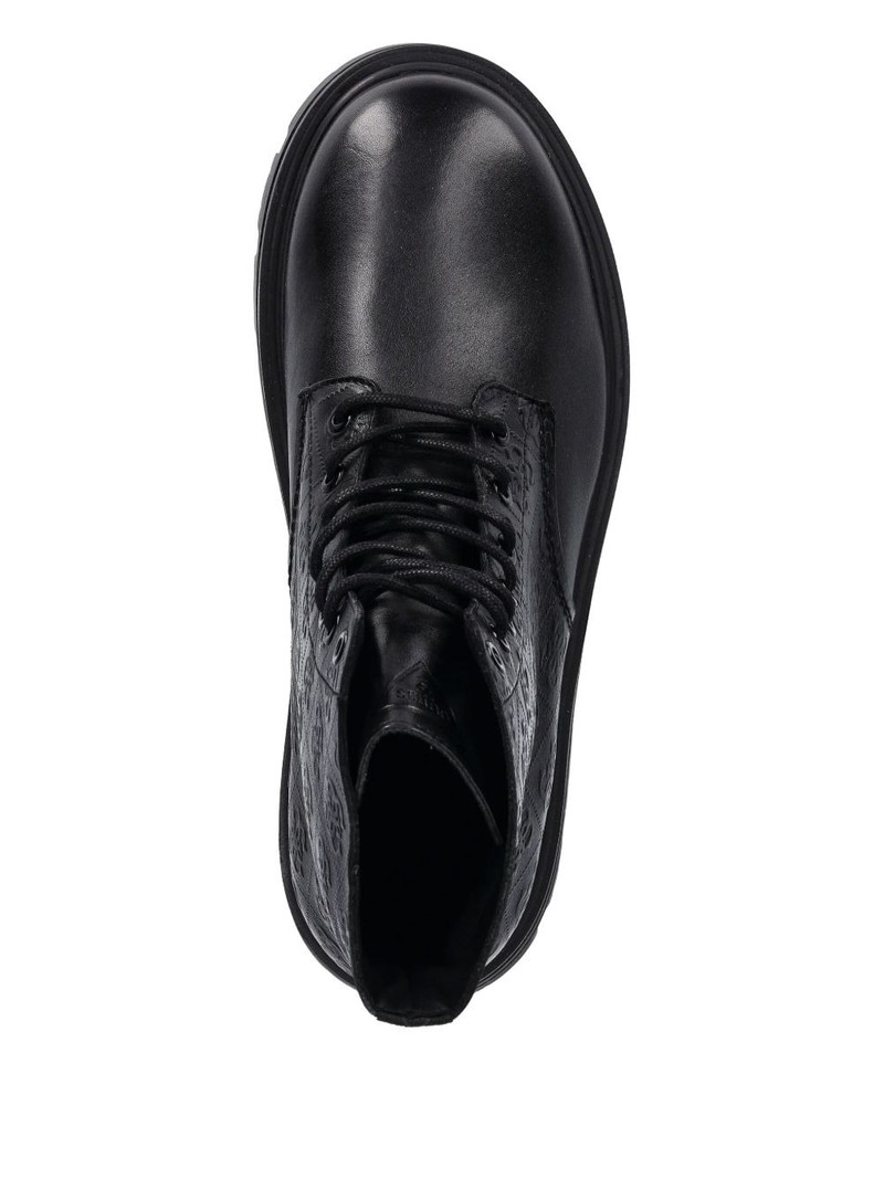 Garda embossed lace-up boots 4
