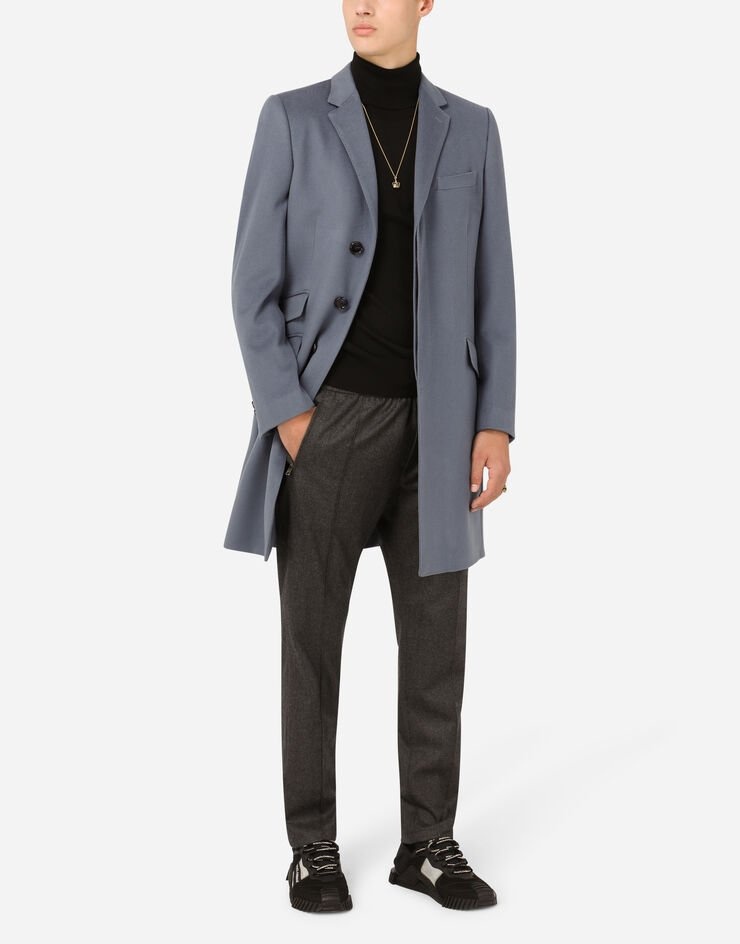 Double-breasted cashmere coat - 6