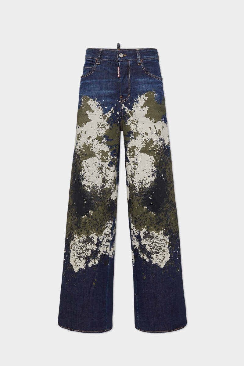 DARK URBAN CAMO WASH TRAVELLER JEANS - 1
