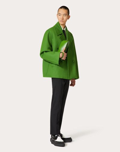 Valentino TECHNICAL WOOL PEACOAT outlook