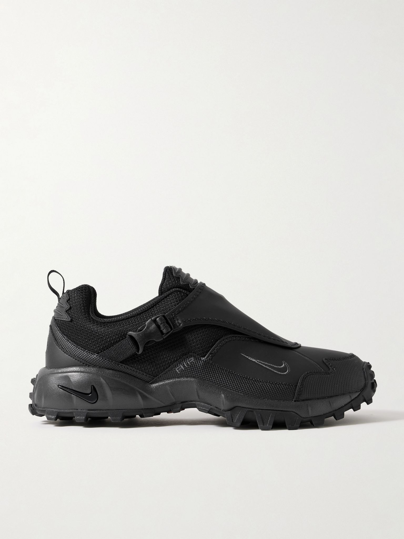 ACG Phassad Mesh and Rubber Sneakers Black - 1