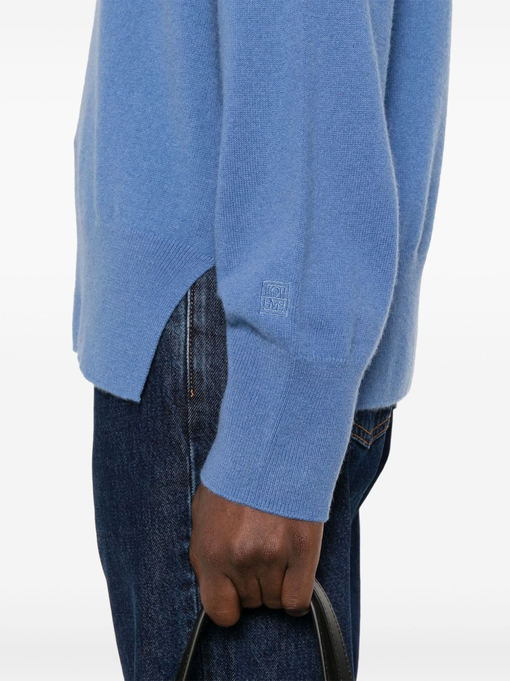 crew-neck cashmere sweater - 5