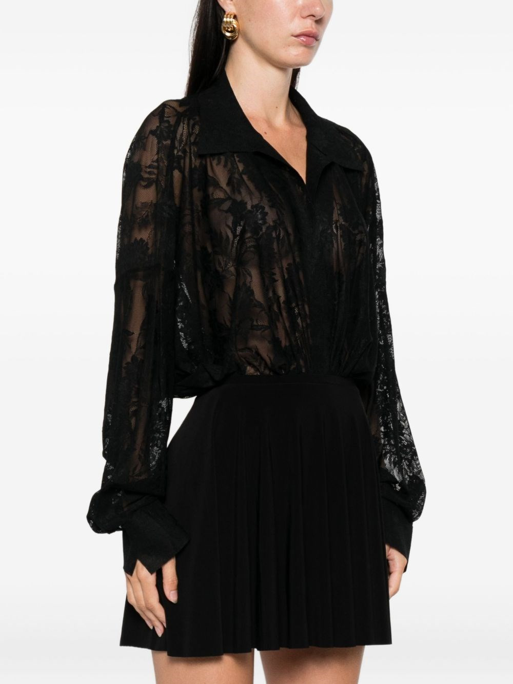 Lace overszied bodysuit - 3