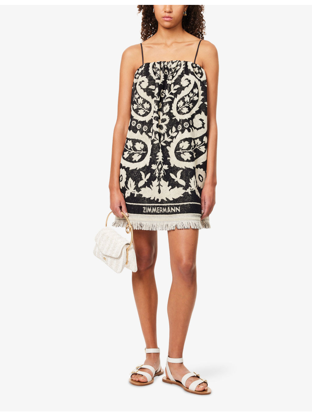 Rhiannon Cotton Towelling Mini Dress - 2