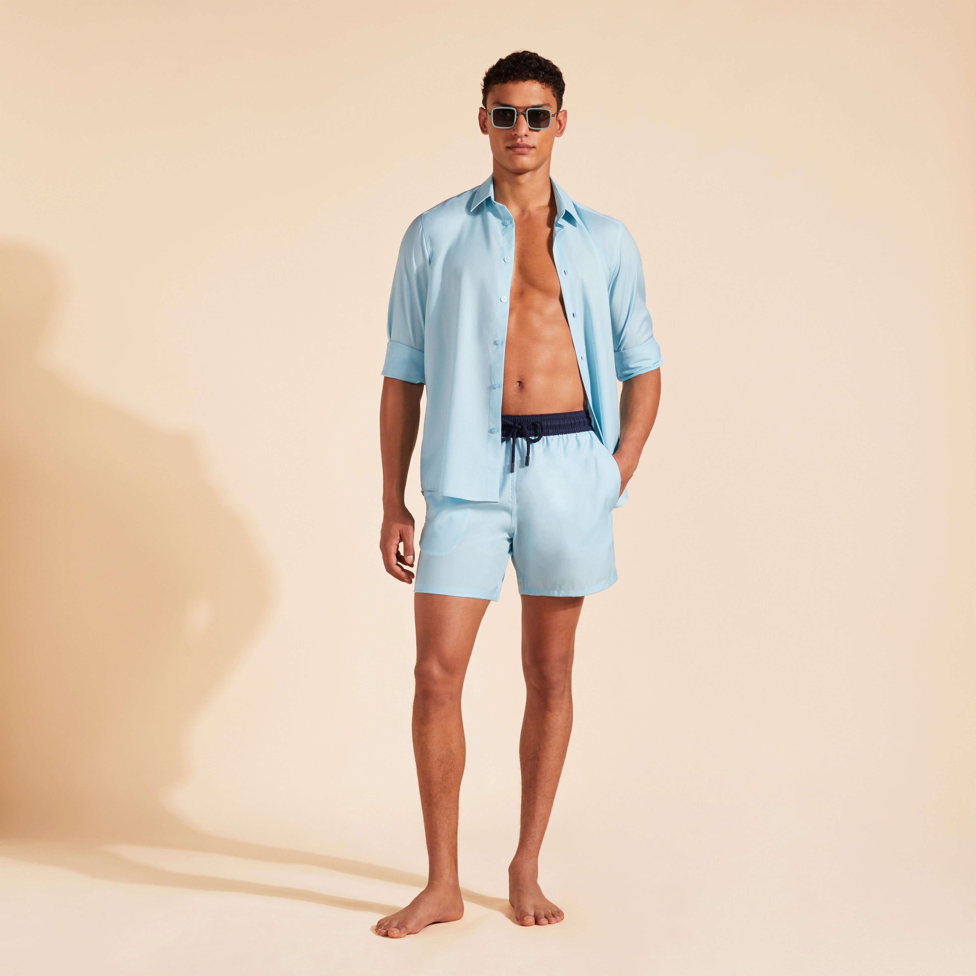 Men Wool Swim Trunks Super 120 - 5