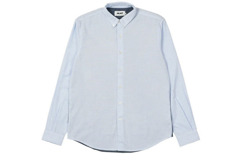 PALACE Back Anti-war Pattern Long Sleeves Shirt Unisex Gray P20SHT025 - 1