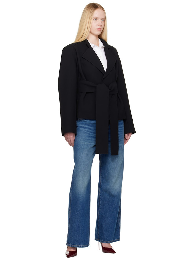KHAITE Black Edith Jacket outlook
