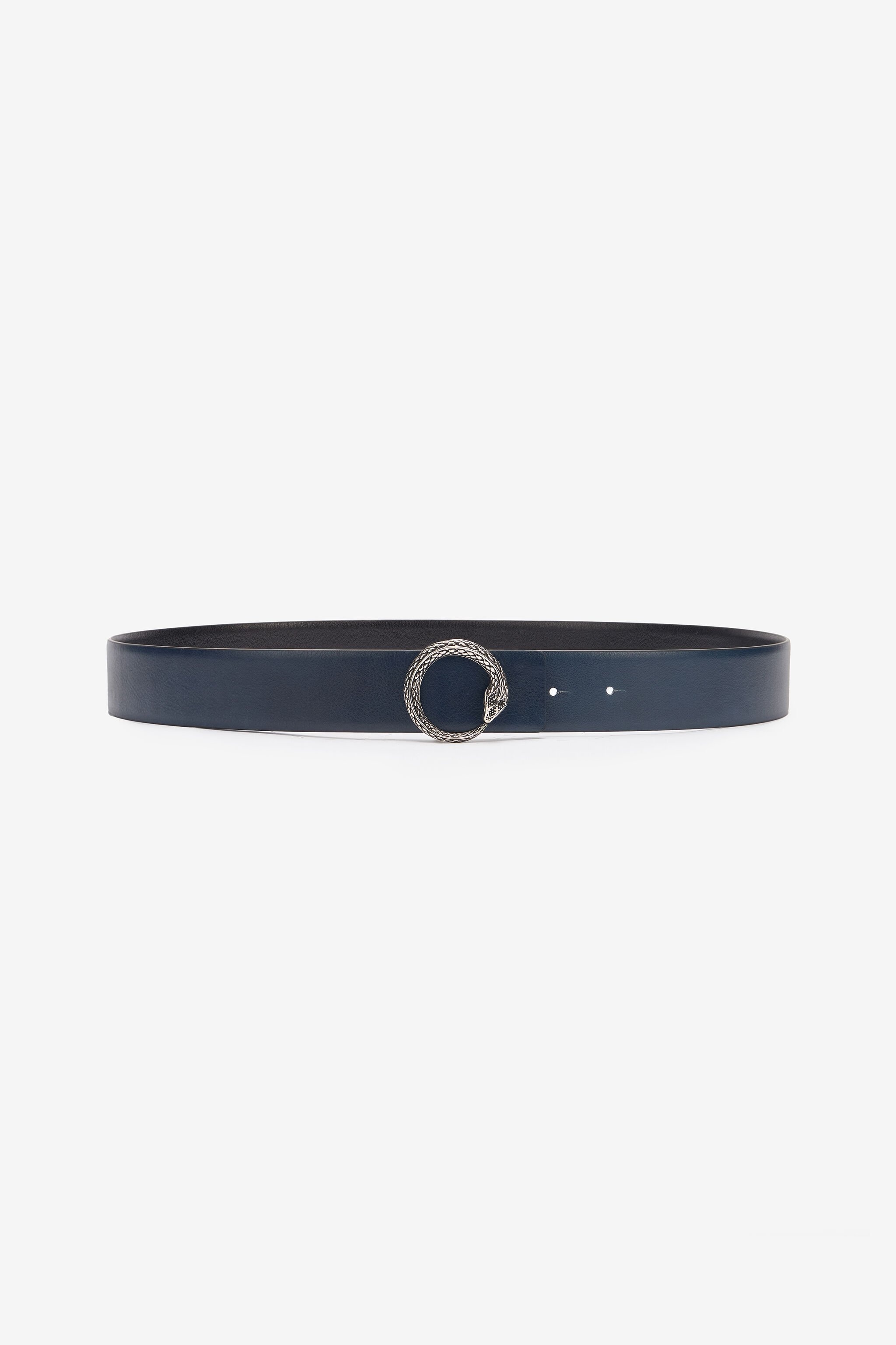 Belt With Snake Buckle - 1