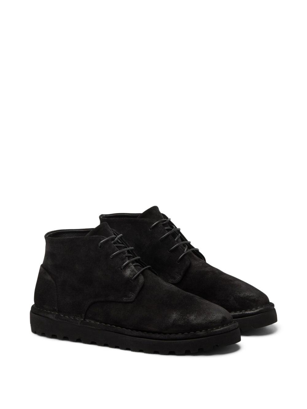 Pallottola Pomice lace-up suede boots - 2