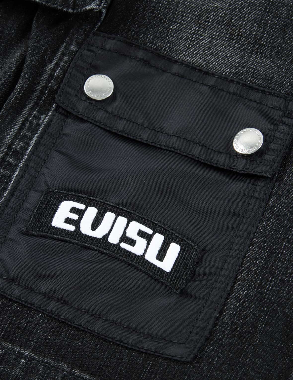 SEAGULL PRINT CARGO DENIM SHORTS - 9
