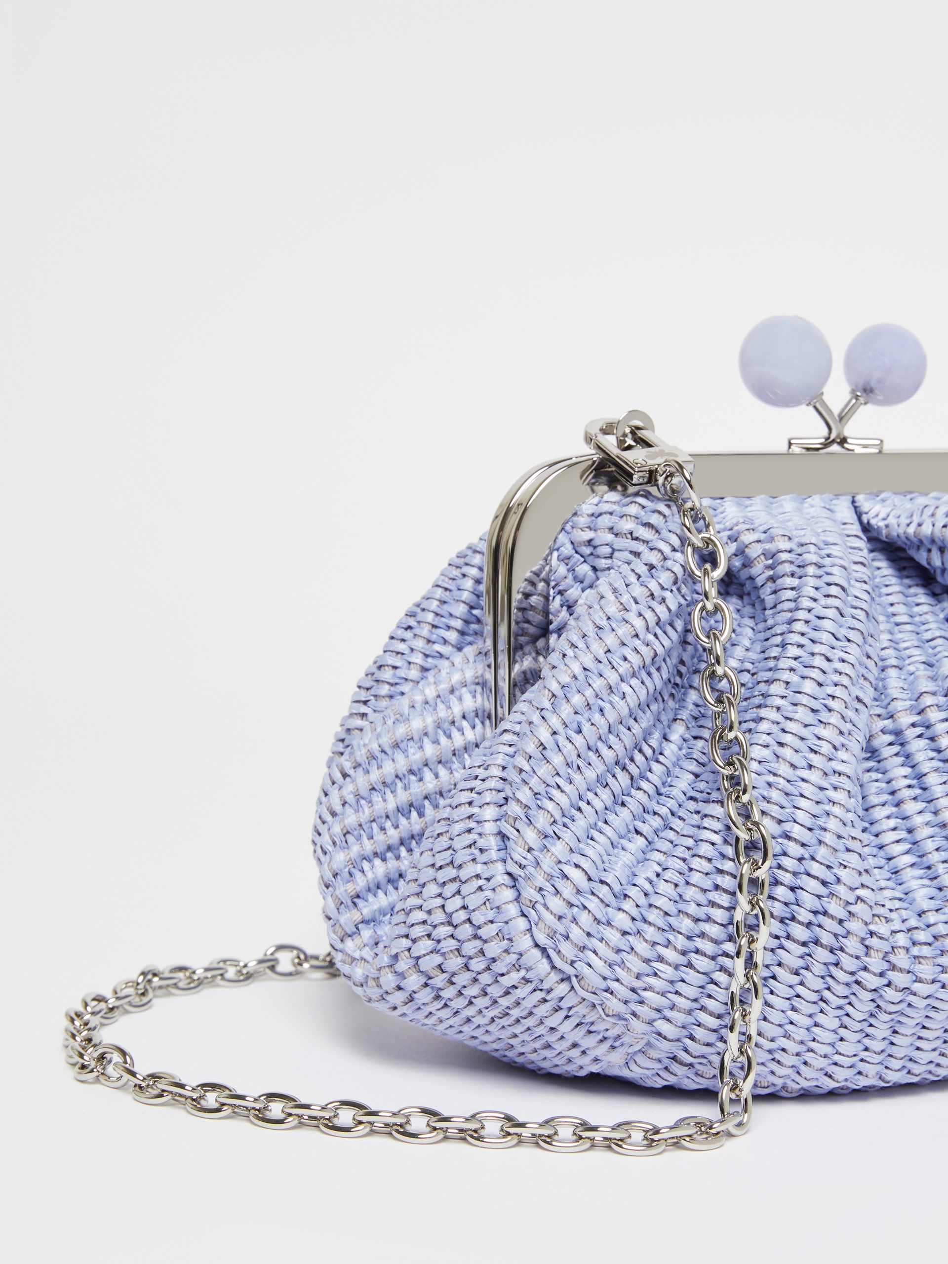 PALMAS Small raffia-effect Pasticcino Bag 4