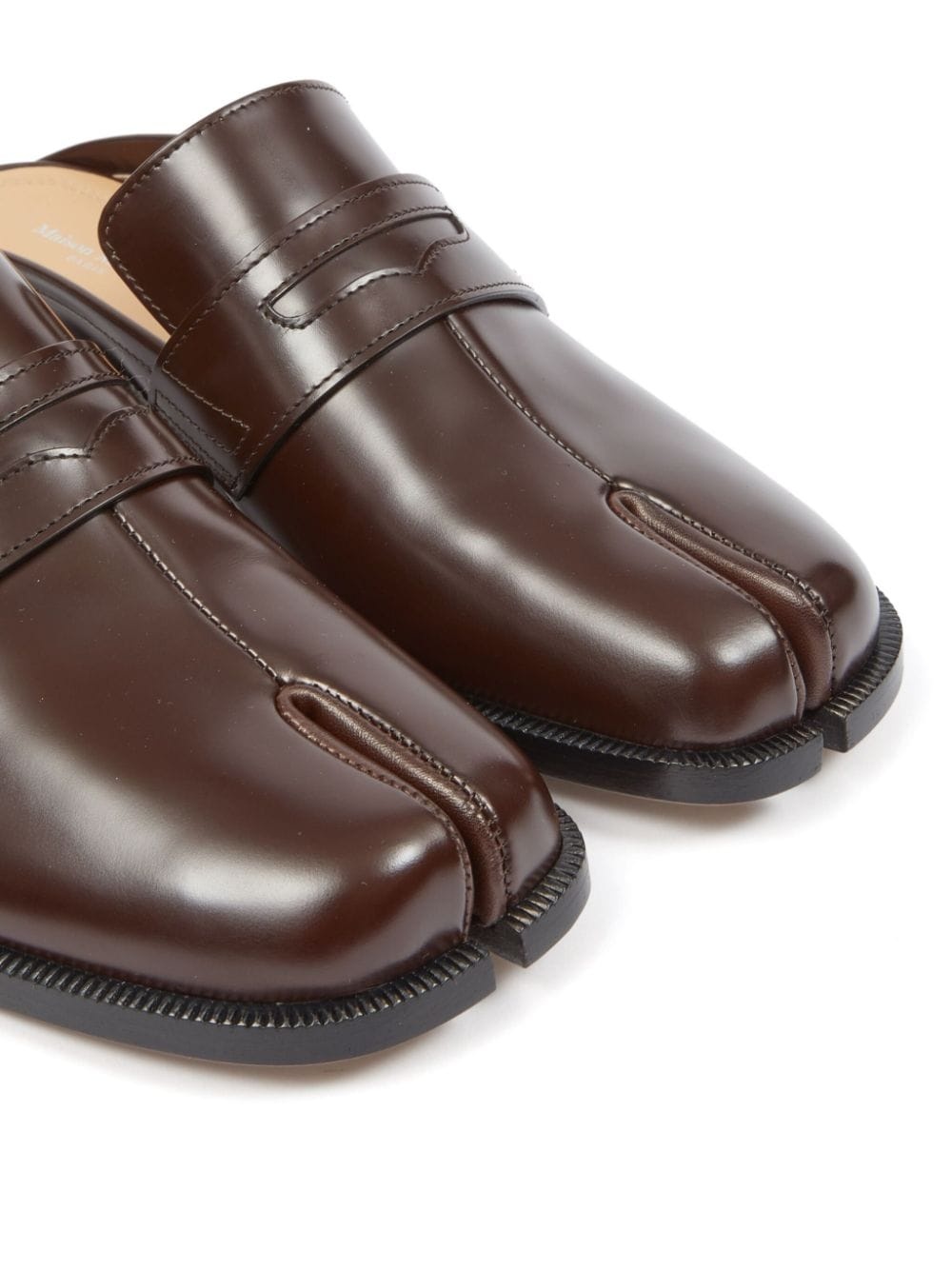 Tabi City leather mules - 5