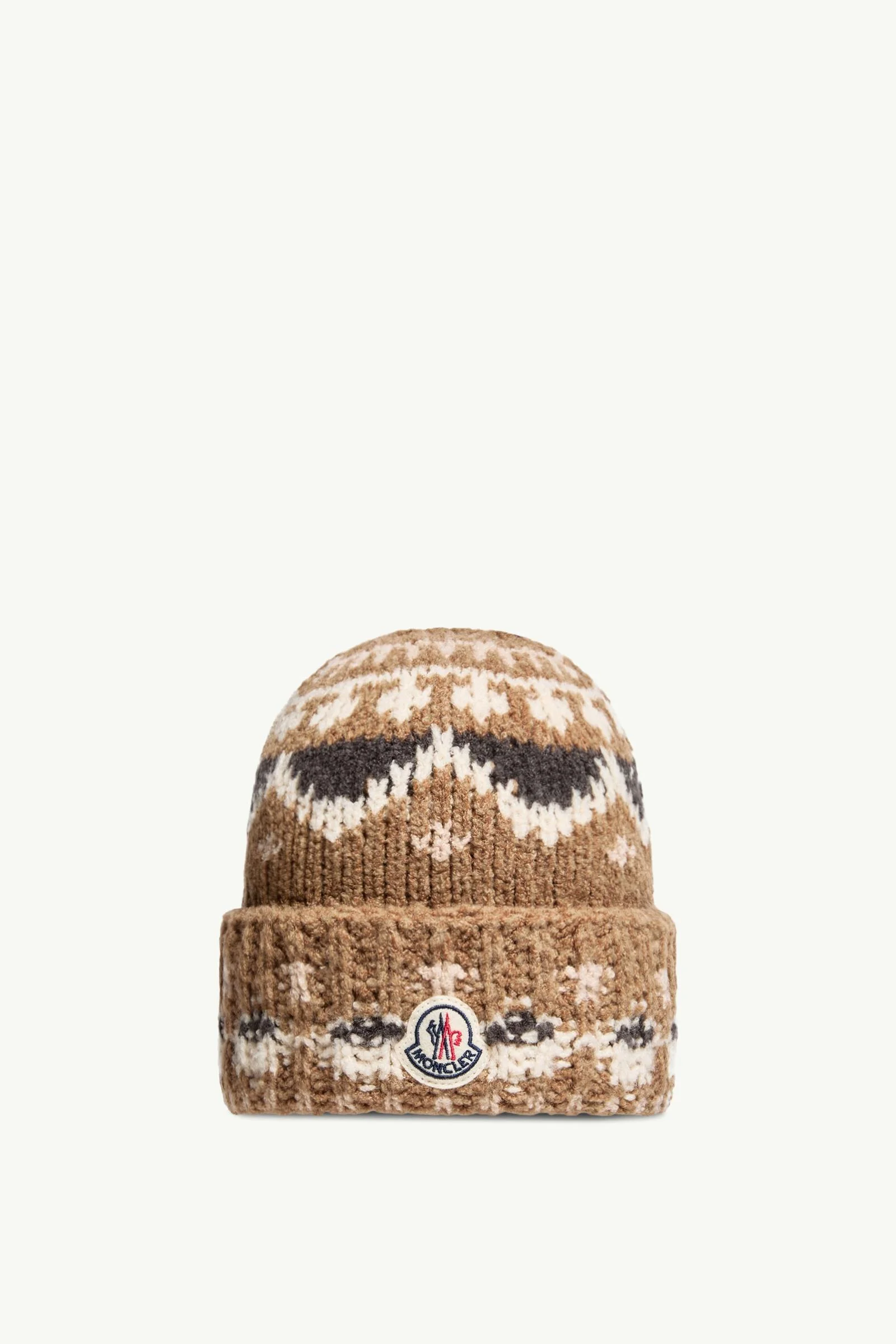 Bouclé Wool Blend Beanie - 1