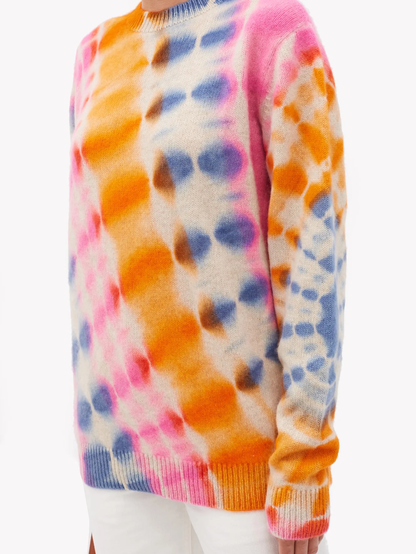 Tie-dye cashmere sweater - 3