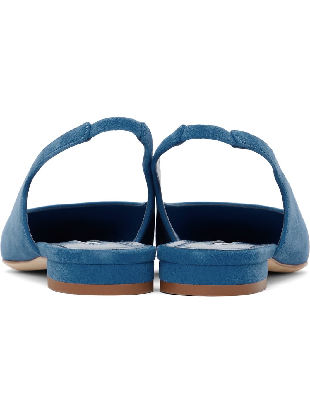 Blue Sawra Slingback Ballerina Flats - 2