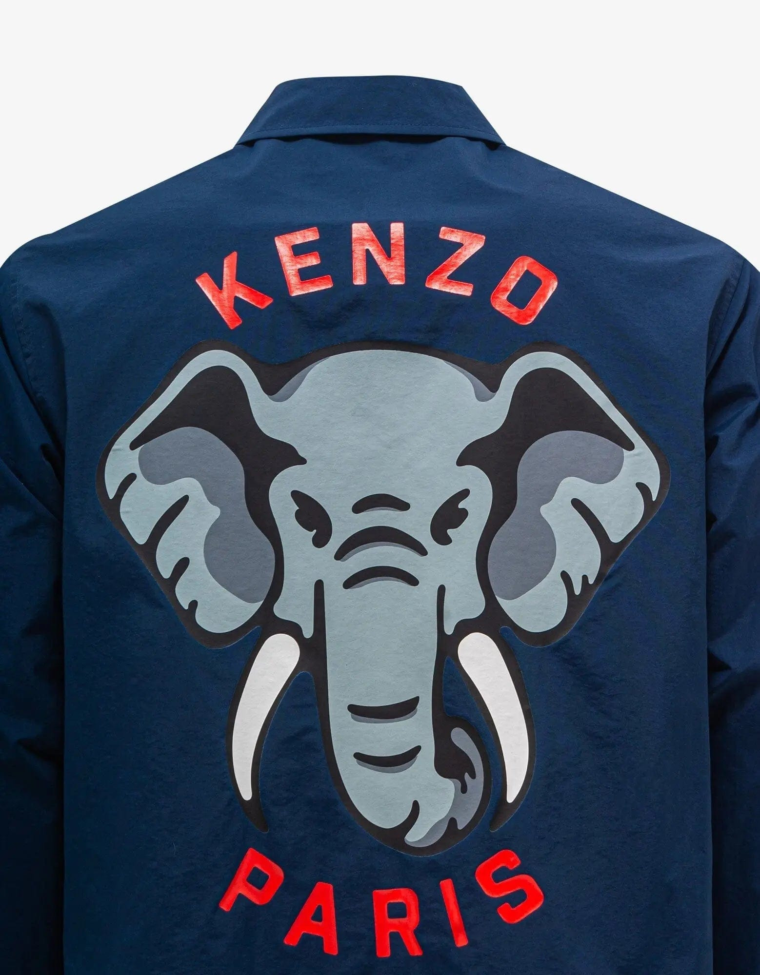 Kenzo Blue 'Kenzo Elephant' Coach Jacket - 5