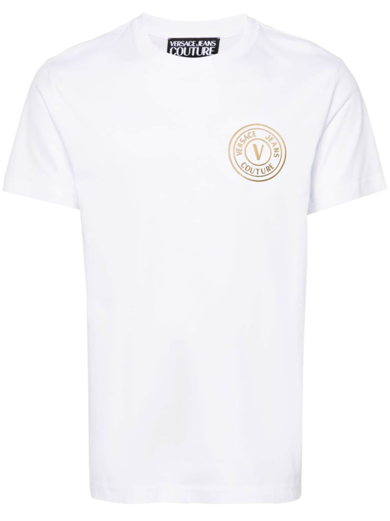 logo-print cotton T-shirt - 1