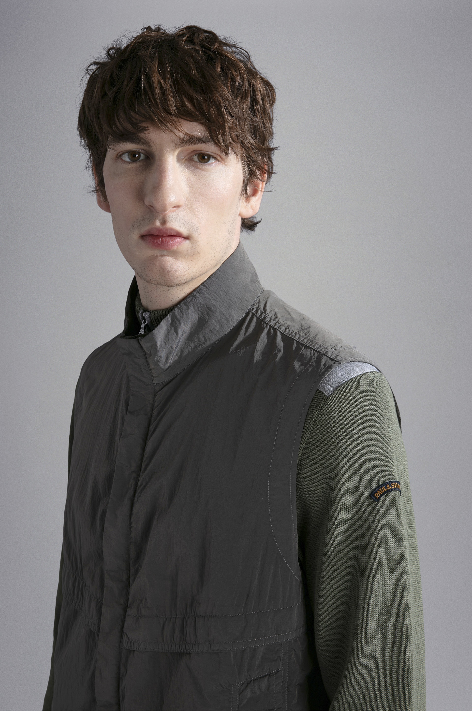 GARMENT DYED NYLON GILET - 4