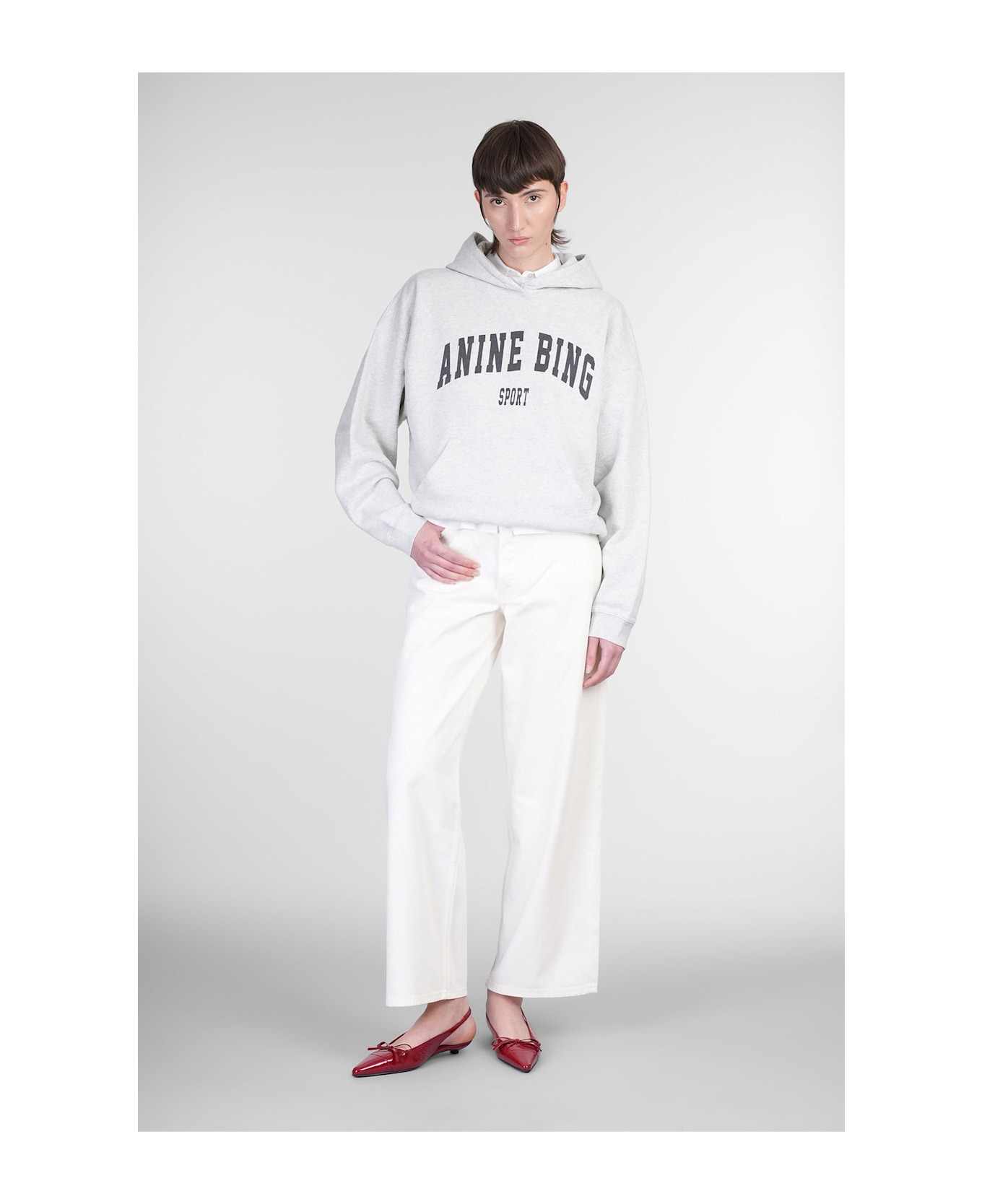 Harvey Sweatshirt In Grey Cotton - 2