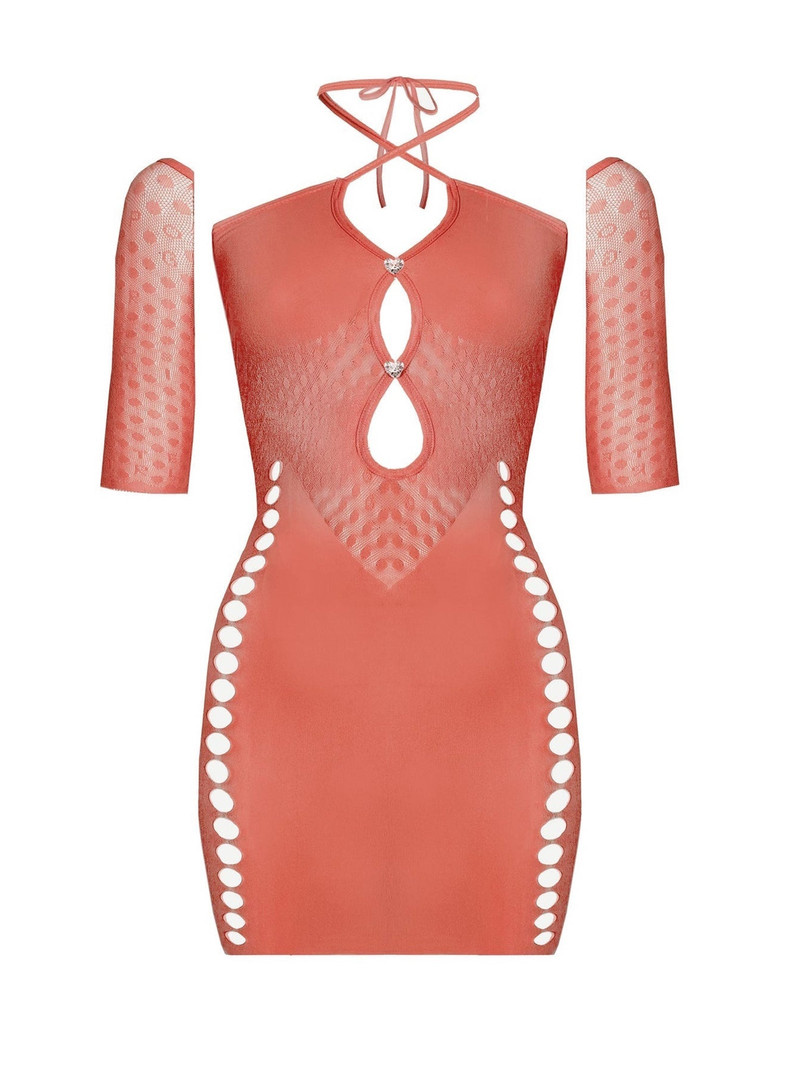 JANNA DRESS BURNT HENNA 1