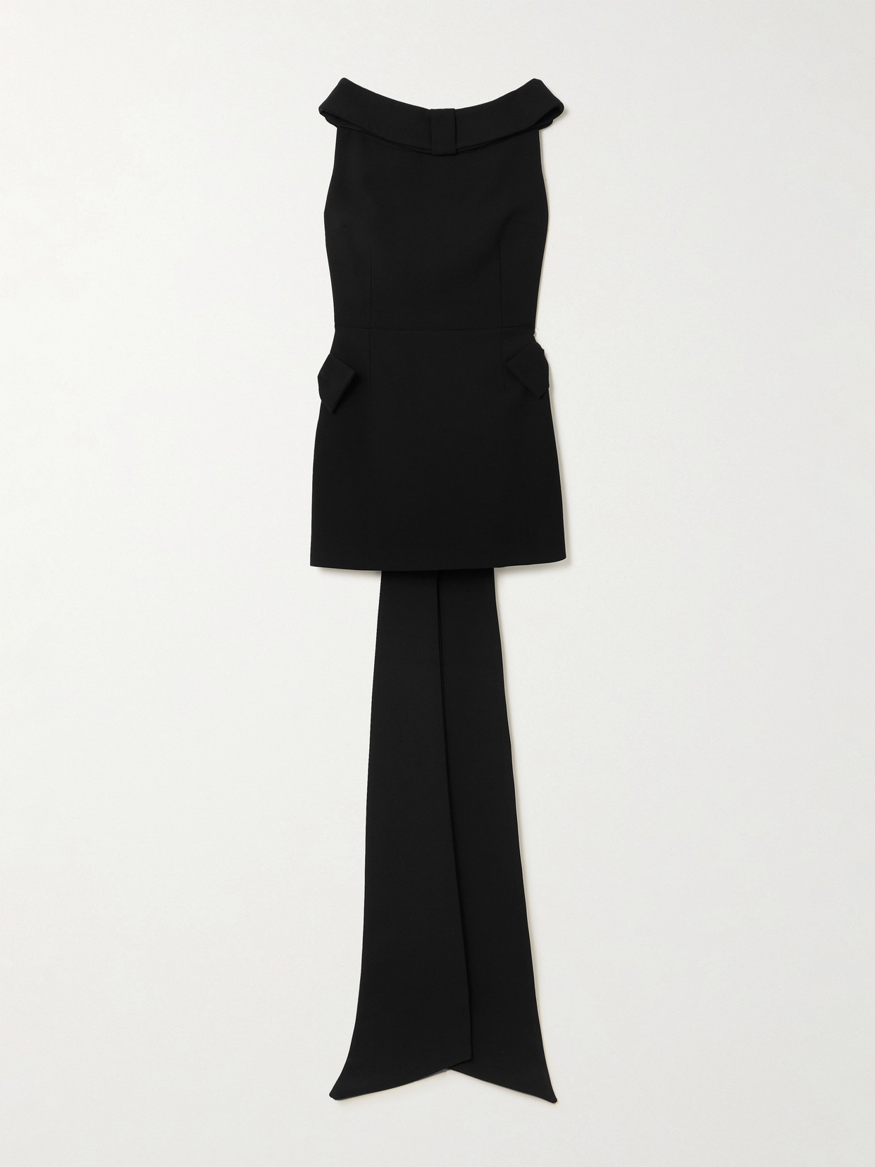 Daphne Bow-embellished Crepe Mini Dress - 1