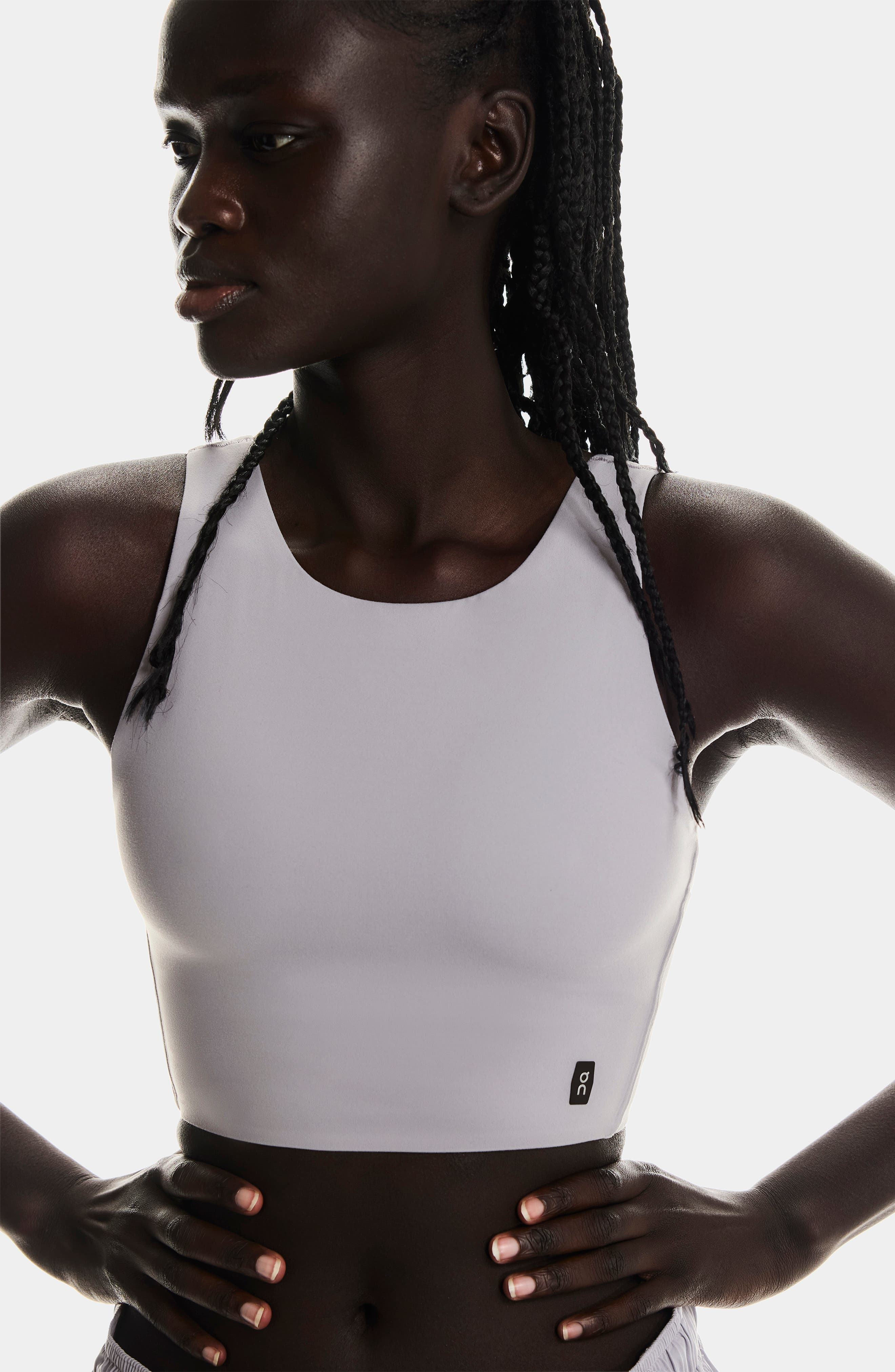 On Core 2-in-1 Crop Performance Tank in Lilac at Nordstrom - 5